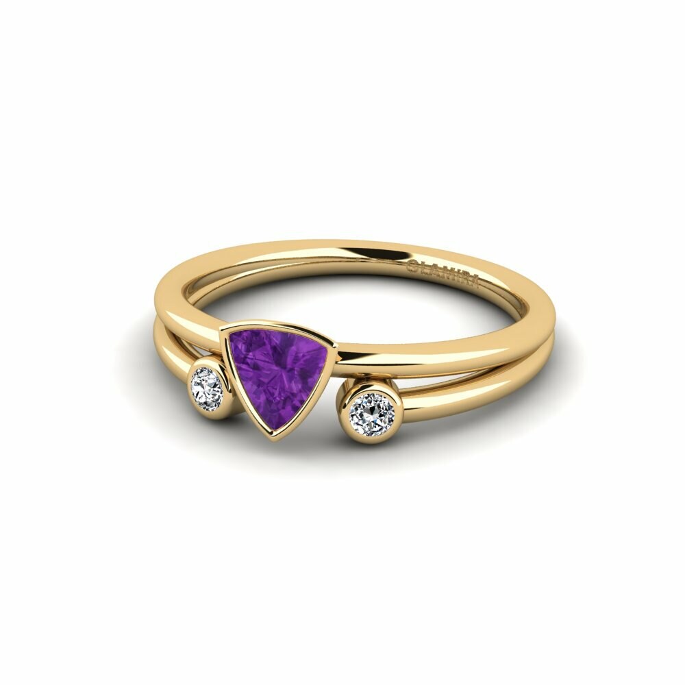 Améthyste Bague de fiançailles Rosalin