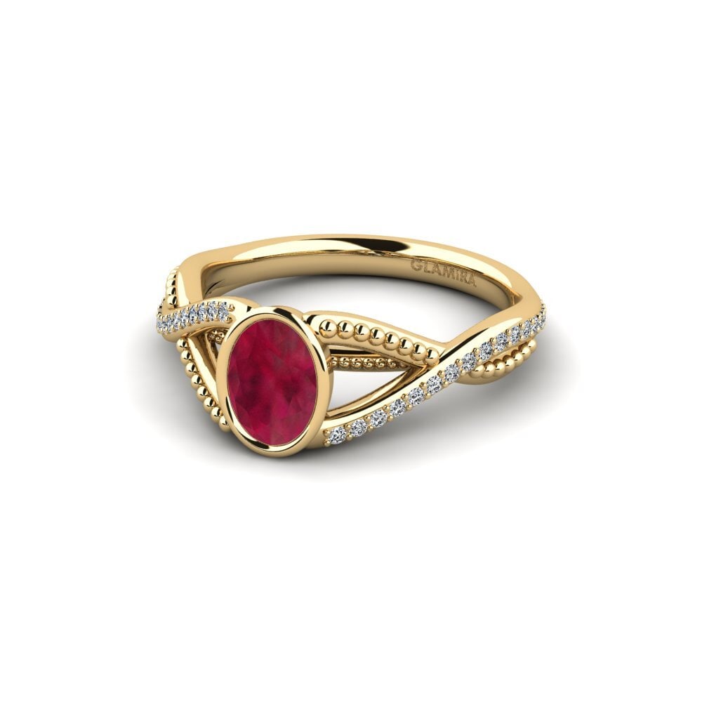Ruby Engagement Ring Sidny