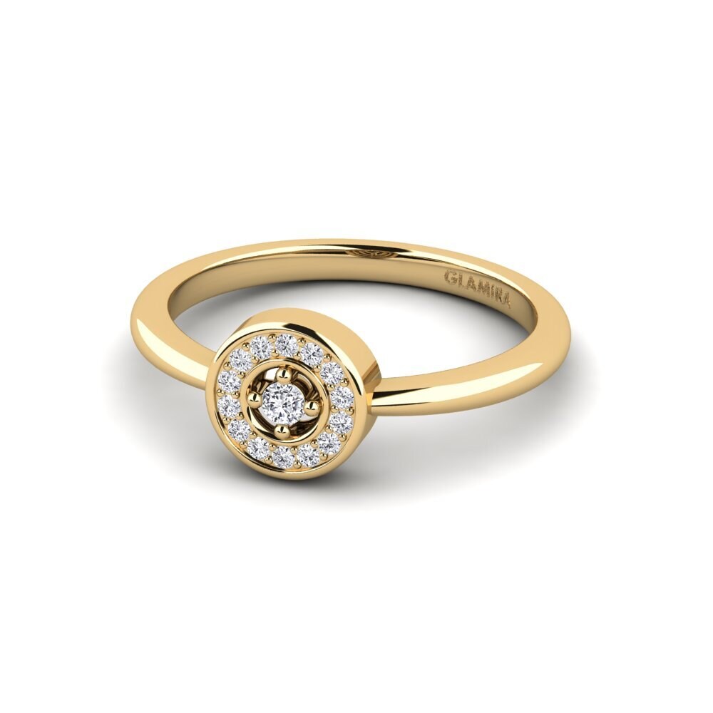 Diamante cultivado en laboratorio Anillo de compromiso Tidy