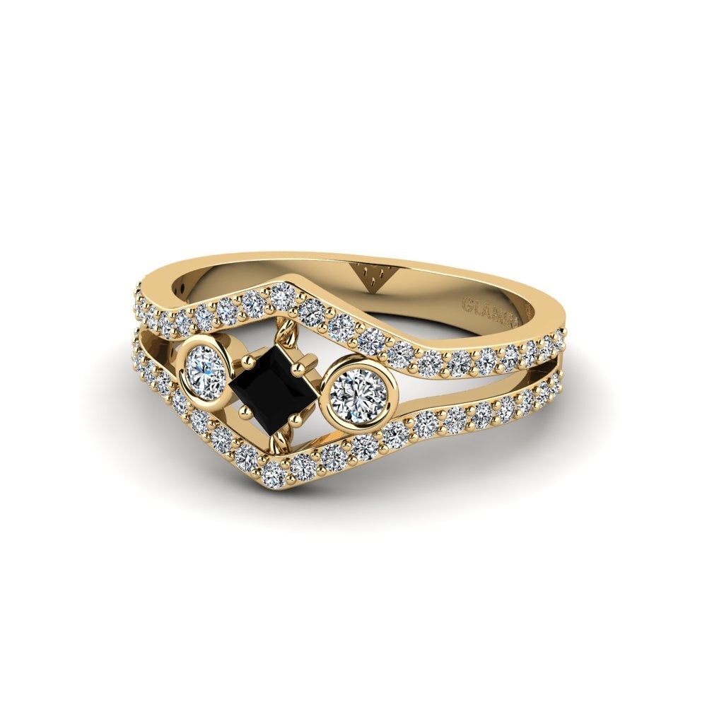 Black Diamond Engagement Ring Eduardobn