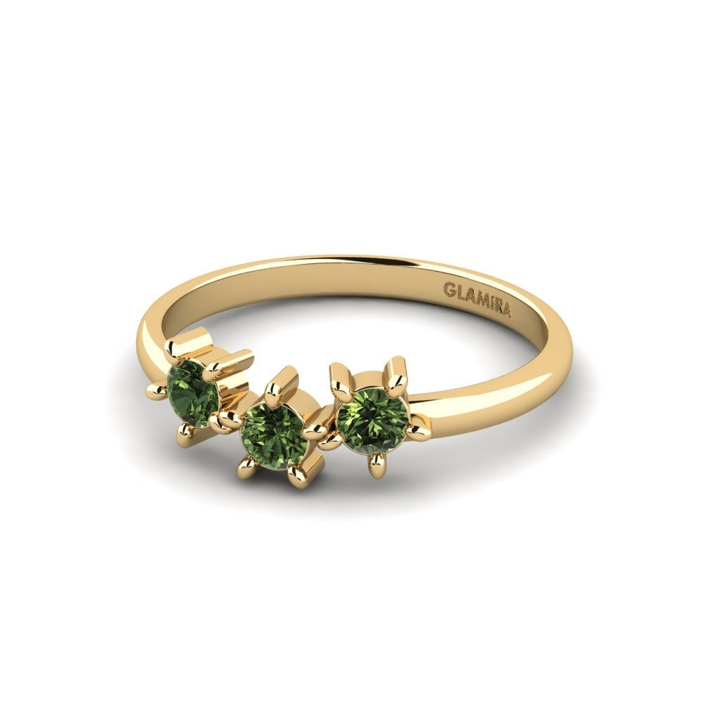 Green Sapphire Engagement Ring Napalber