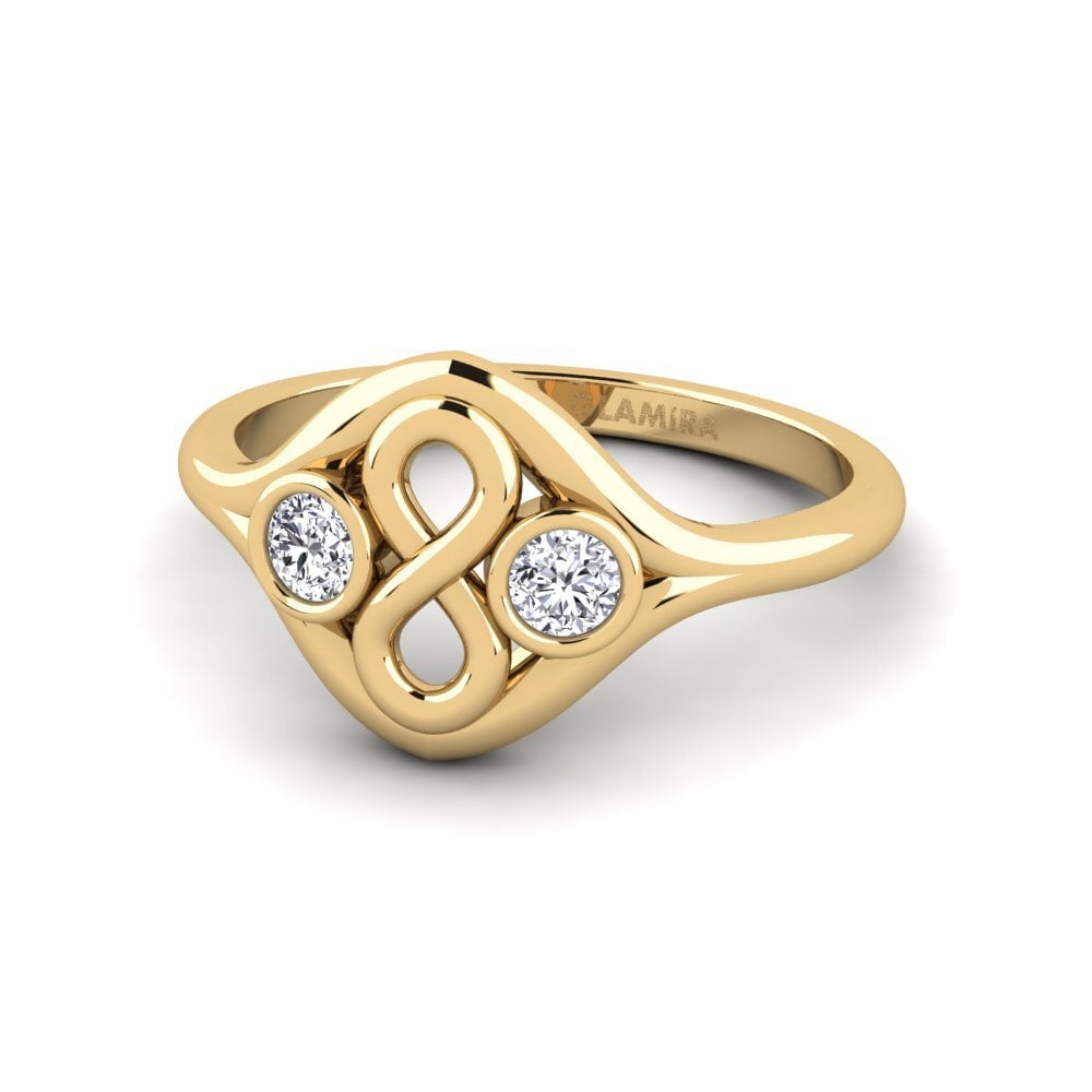 Moissanite Anel de Noivado Ociramma