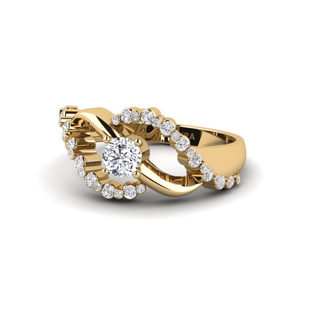 Diamante cultivado en laboratorio Anillo de compromiso Rowit