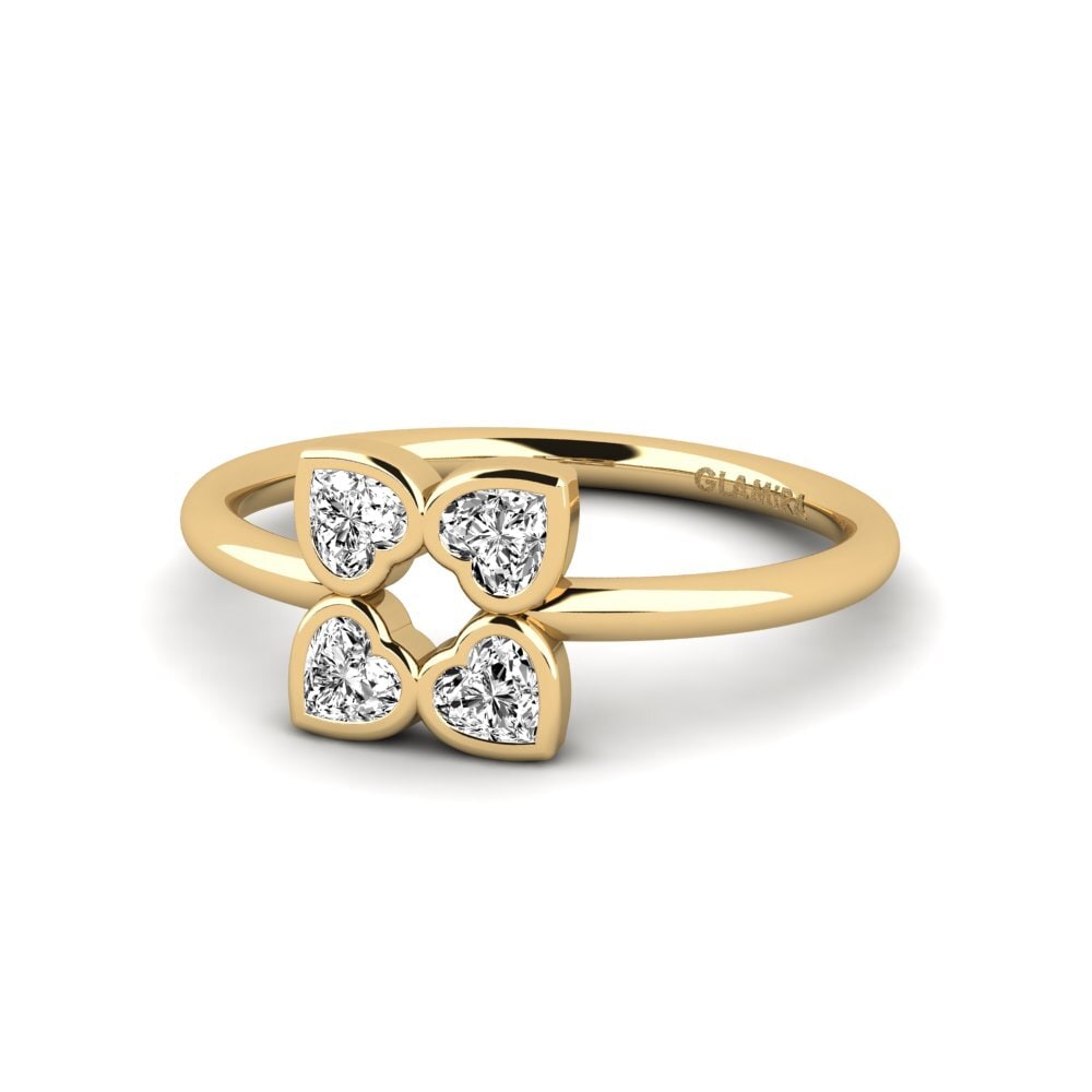 Moissanite Anel de Noivado Sakai