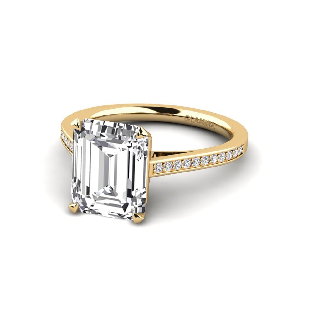 Diamante Anillo de compromiso Subtend - 3.70 crt