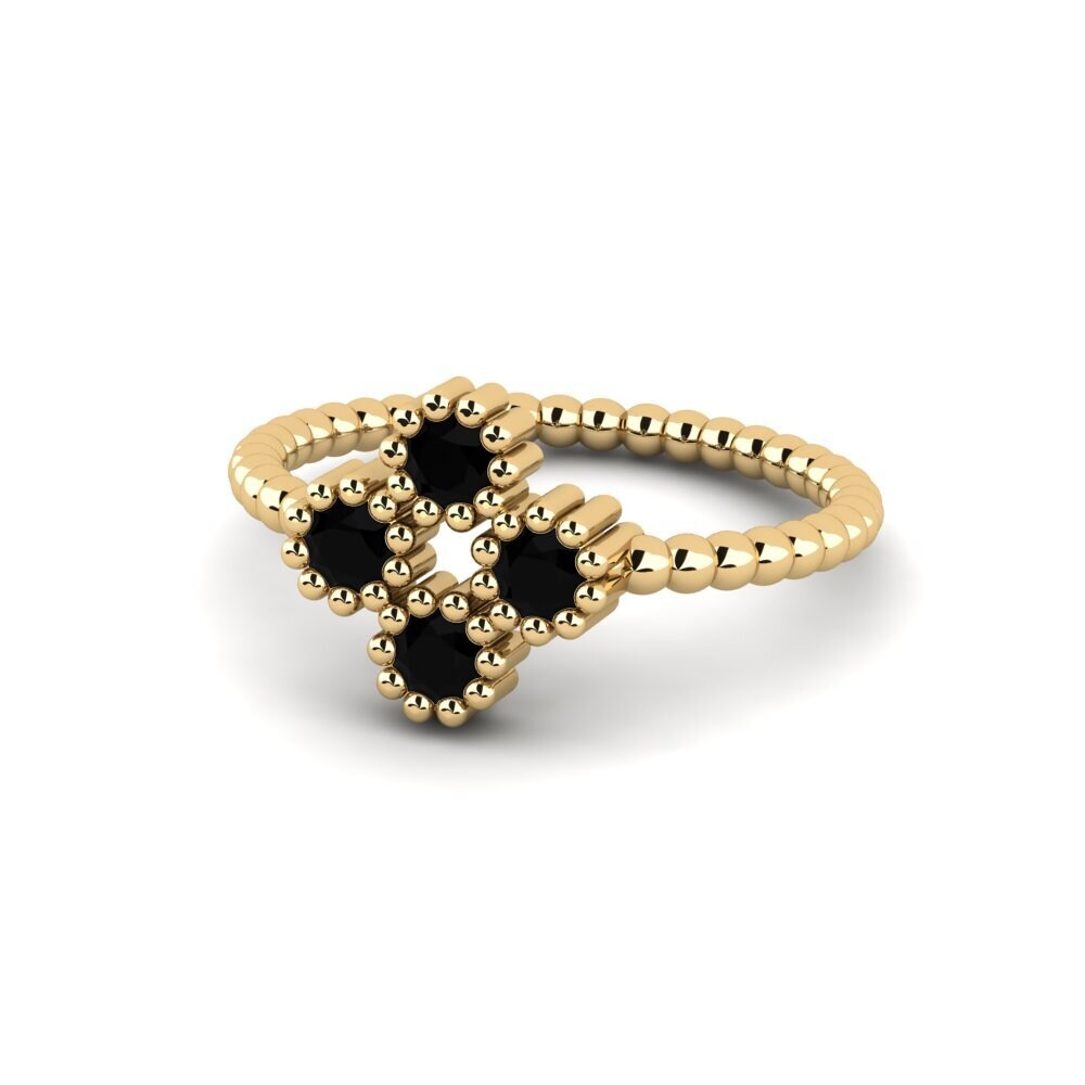 Black Diamond Engagement Ring Tablue