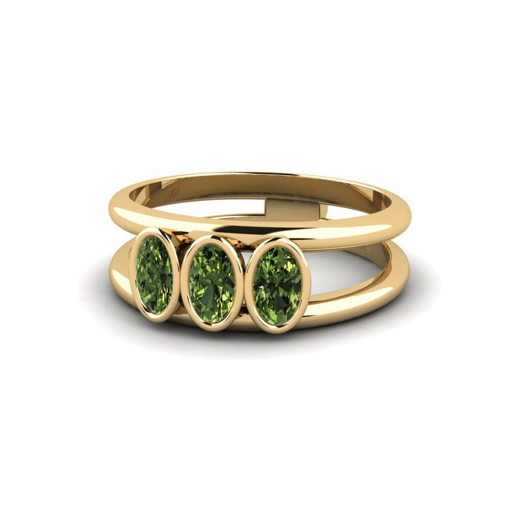 Green Sapphire Engagement Ring Ultaner