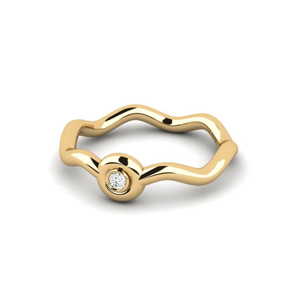 Moissanite Anel de Noivado Vineeta