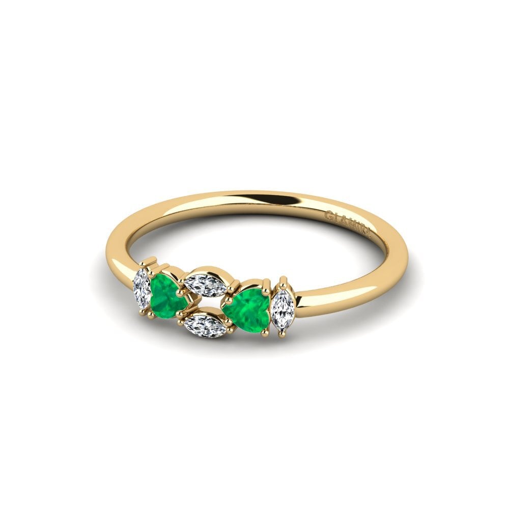 Emerald Engagement Ring Wamuses