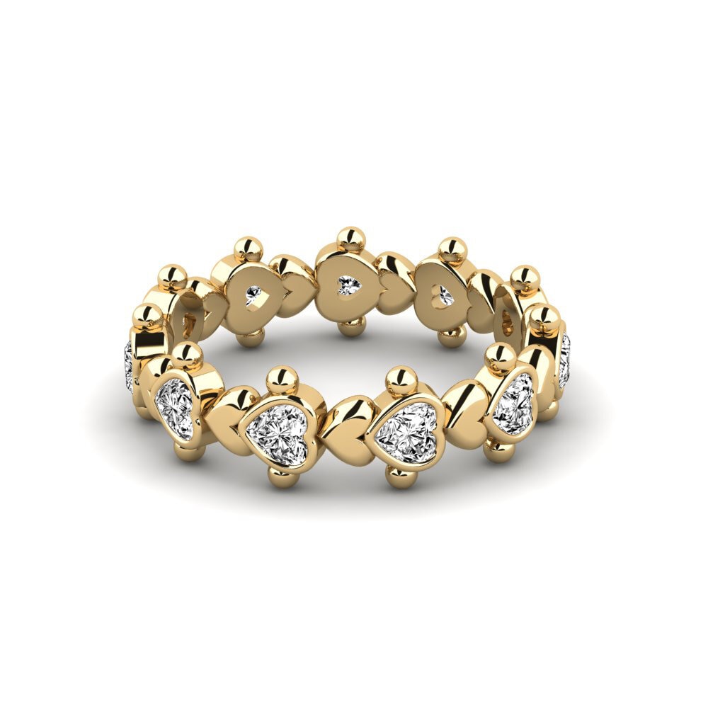 Moissanite Anel de Noivado Zave