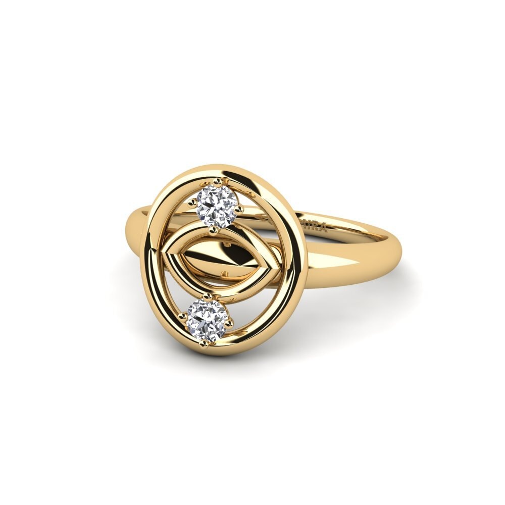 Moissanite Anel de Noivado Zolas