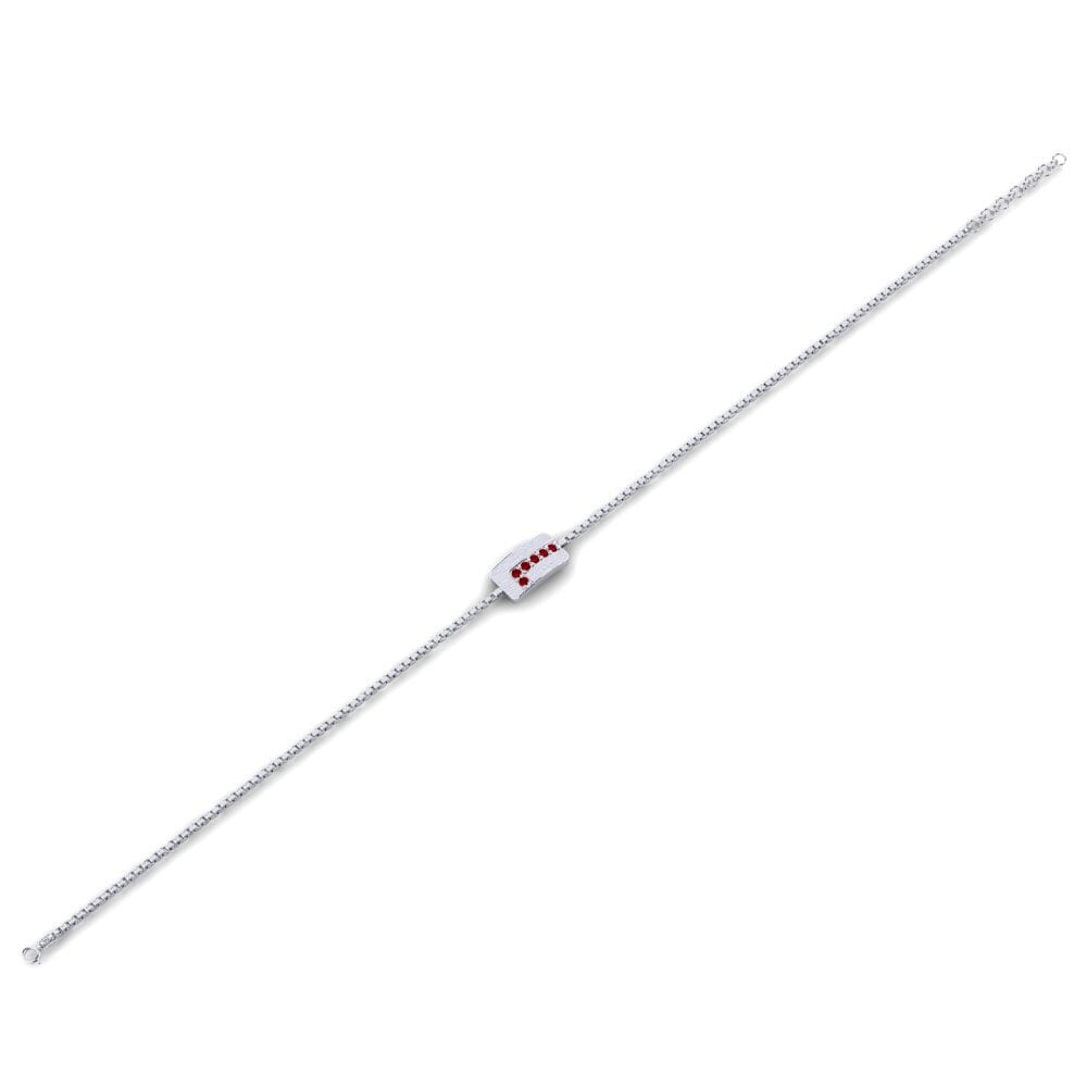 Circonita Roja Pulsera para hombre Oregon