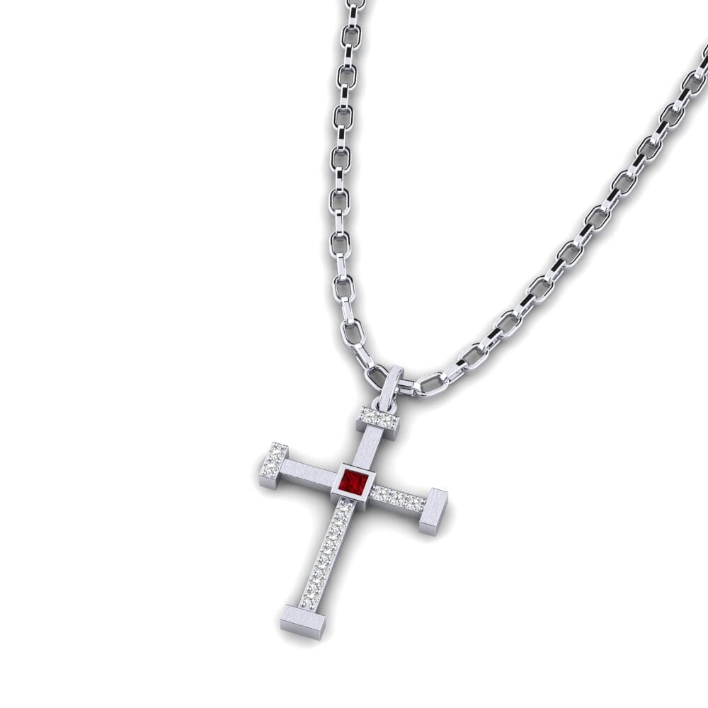Circonita Roja Colgante para hombre Palmdale