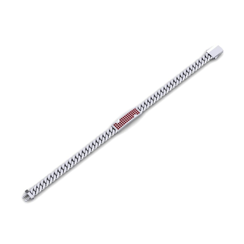 Circonita Roja Pulsera para hombre Paxi