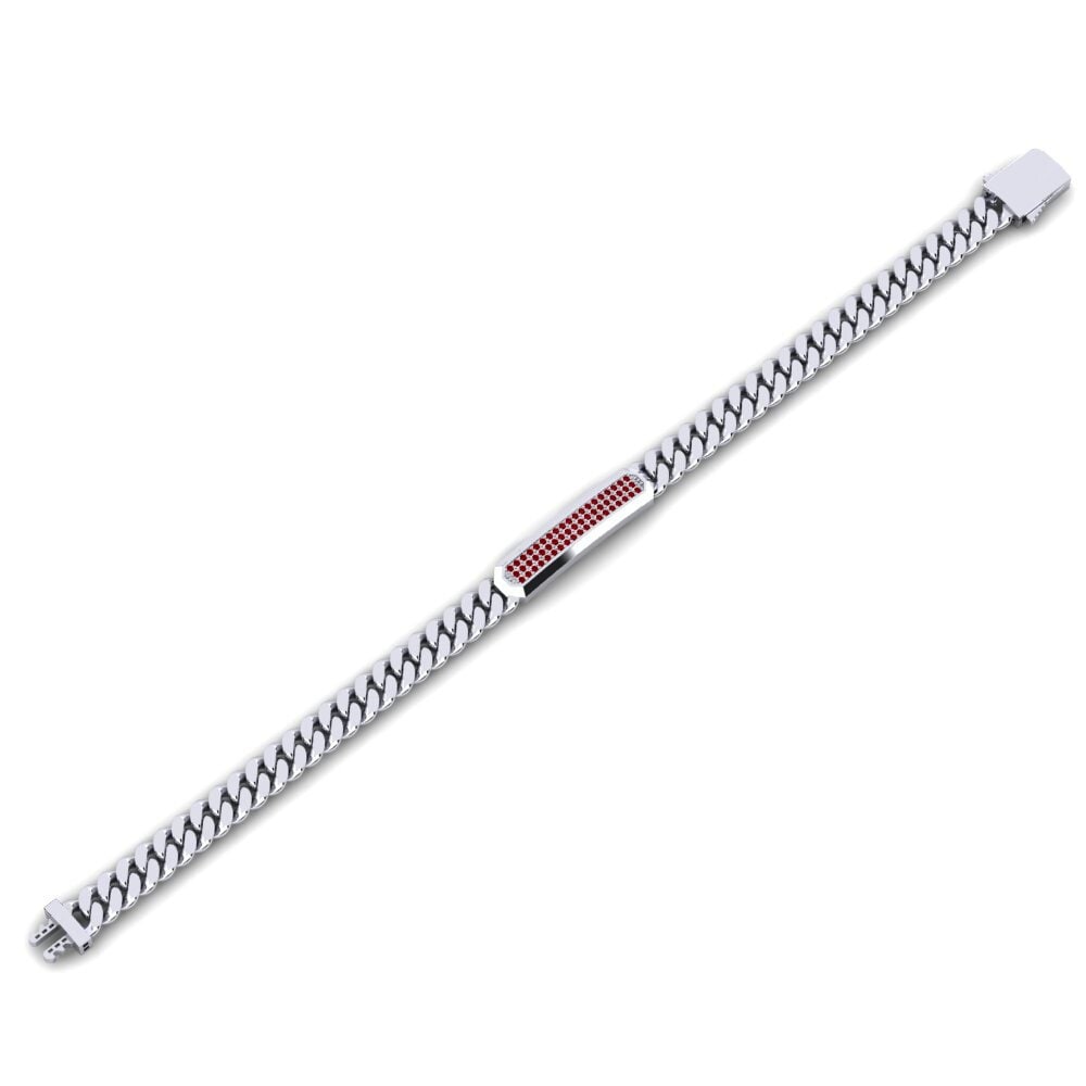 Circonita Roja Pulsera para hombre Proti