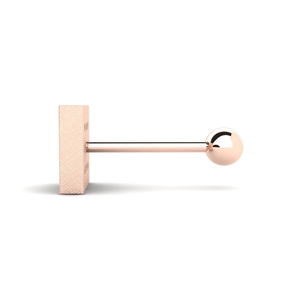 14K Rose Gold Men's Piercing Similaun