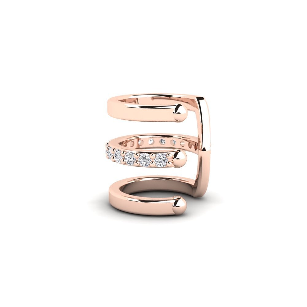 14K Rose Gold Men's Ear Cuff Sodense
