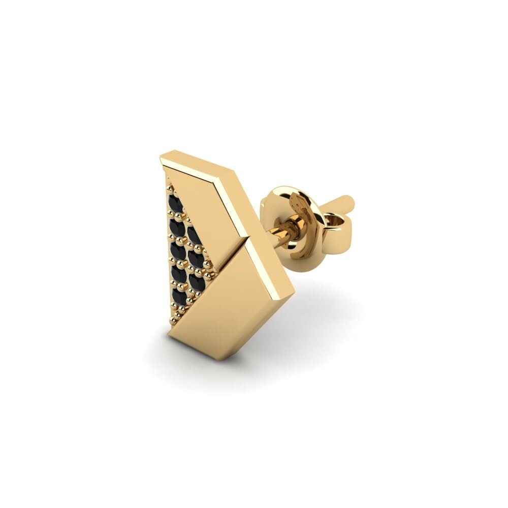 14ct Yellow Gold Men's Earring Telendos