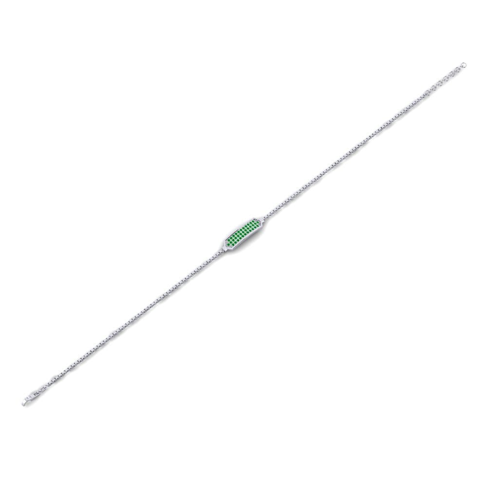 Esmeralda Pulsera para hombre Thilia