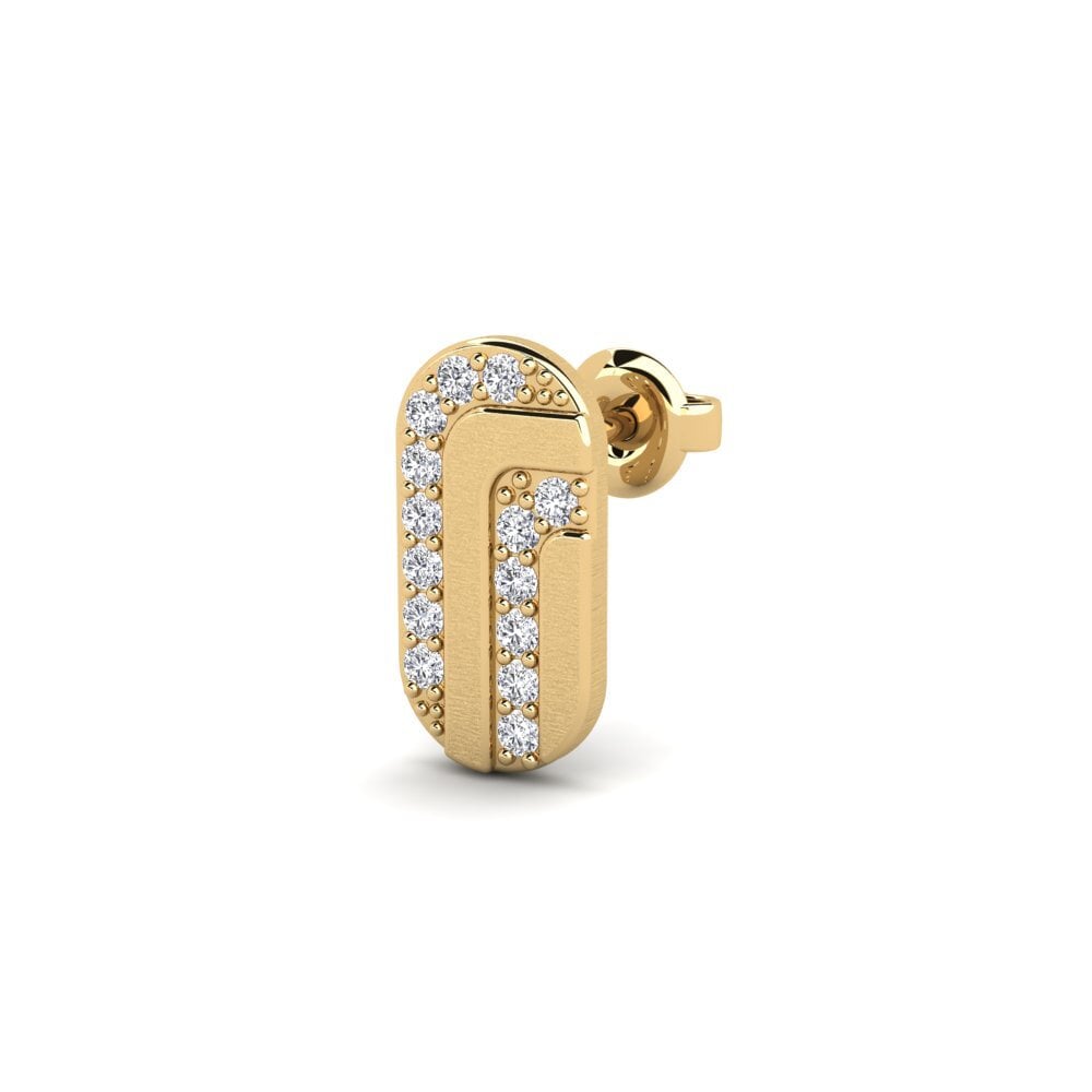 9ct Yellow Gold Men's Earring Thisted