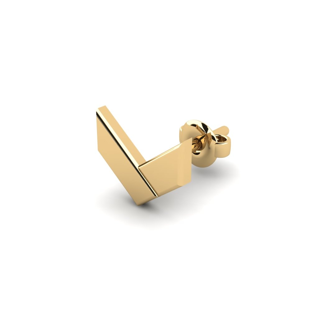 14k Oro Amarillo Pendiente para hombre Tragonisi