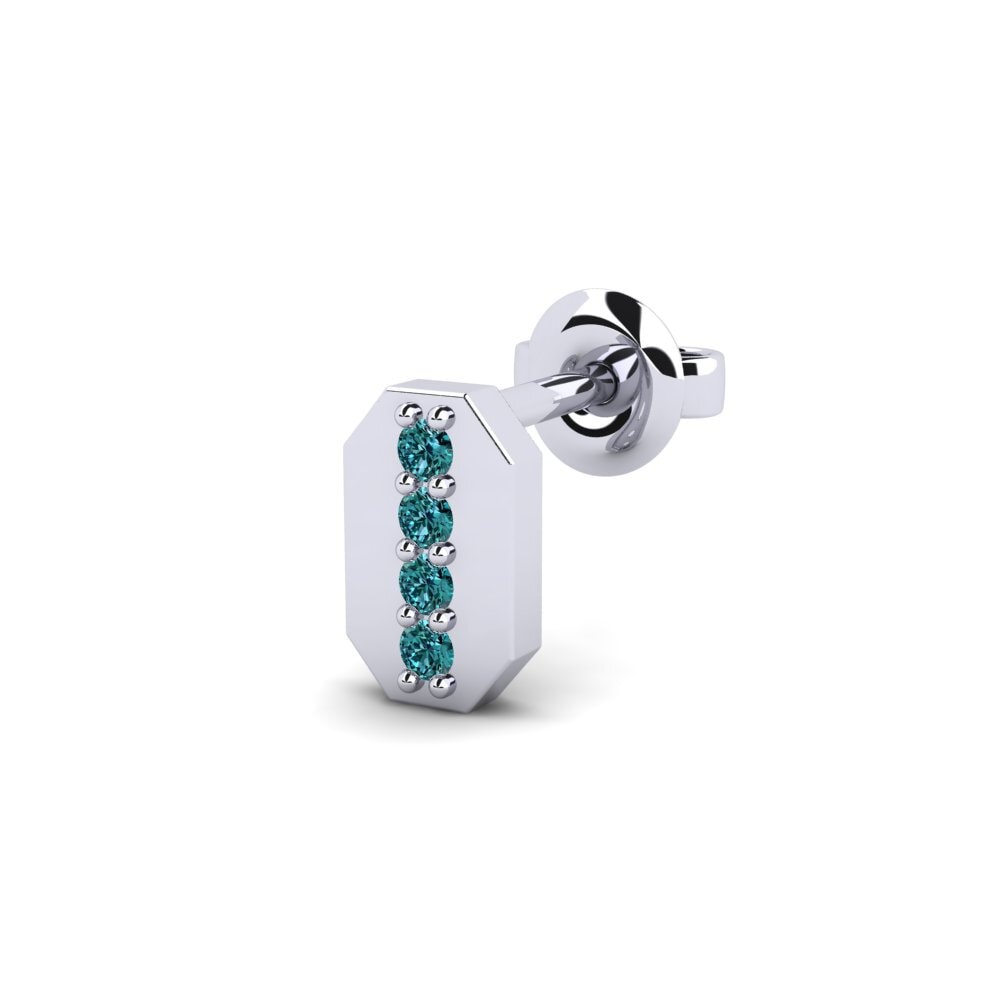 Diamante Azul Pendiente para hombre Washakie