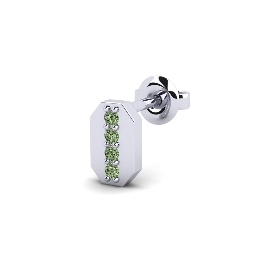 Green Diamond Men's Earring Washakie