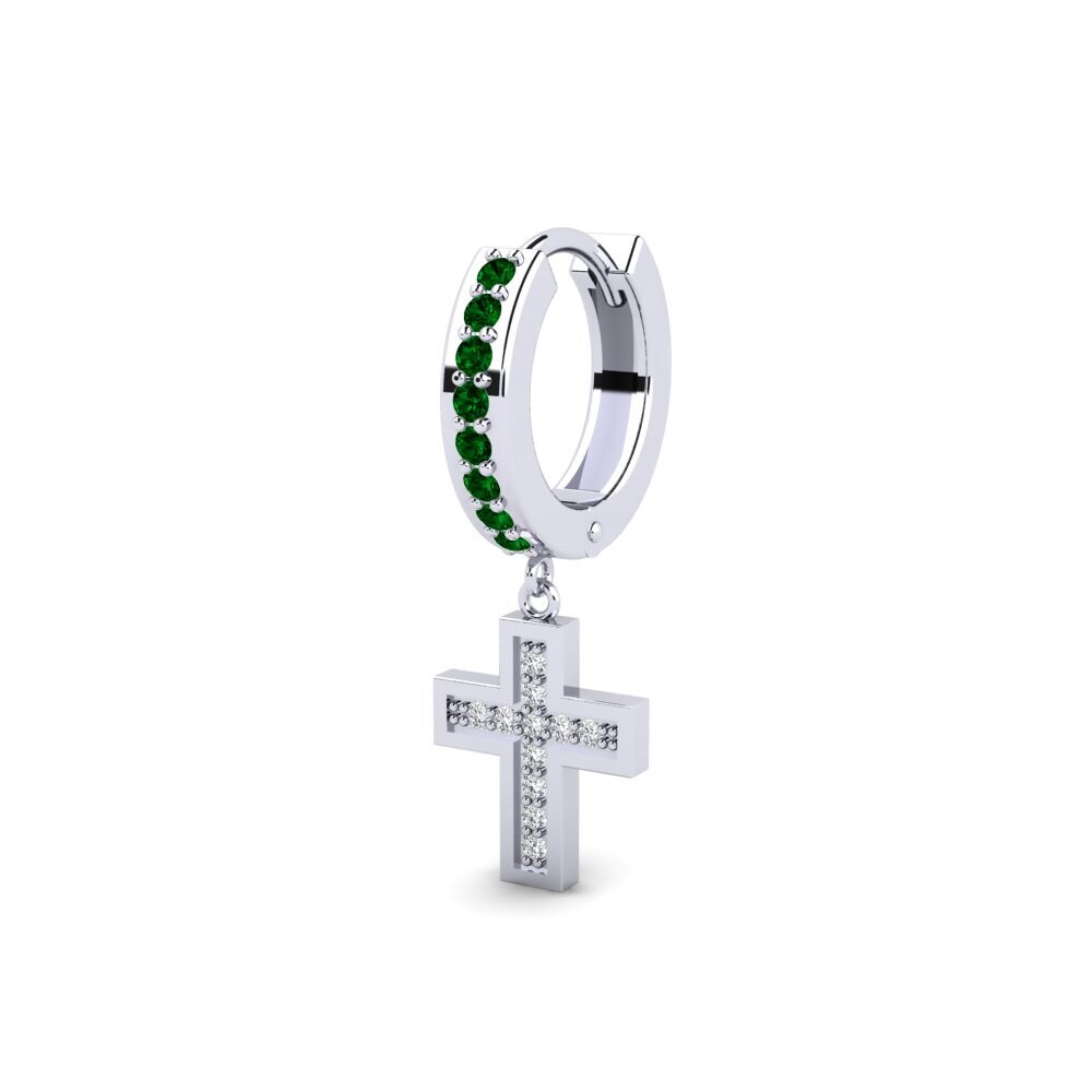 Circonita Verde Pendiente para hombre Wildkogel - A