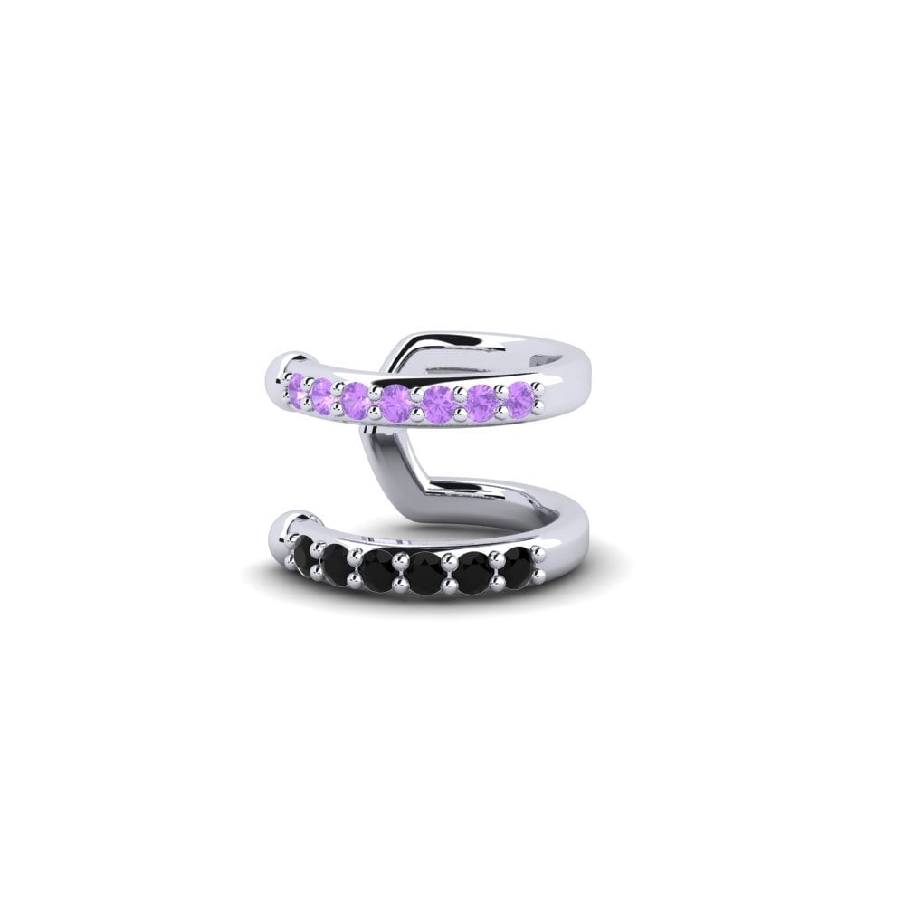 Amethyst Men's Ear Cuff Wildkogel - B
