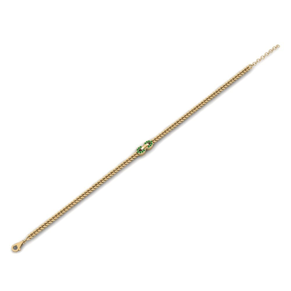 Esmeralda Pulsera para hombre Yodel