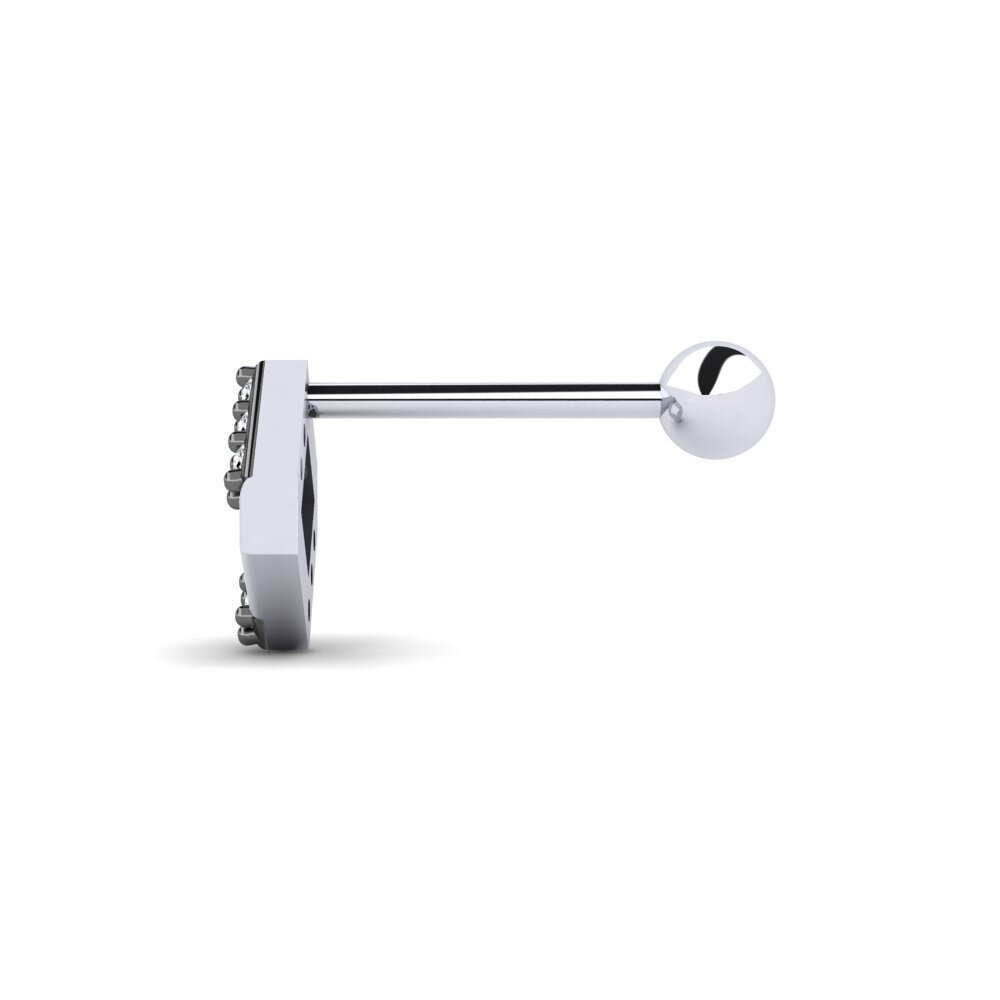 Zirconia Men's Piercing Bujny