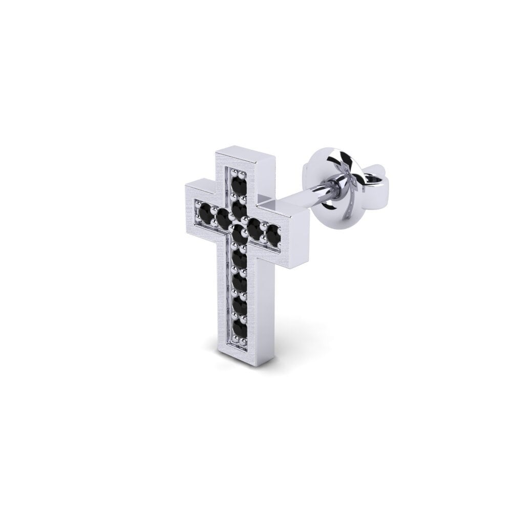 Black Diamond Men's Earring Gaisberg - A