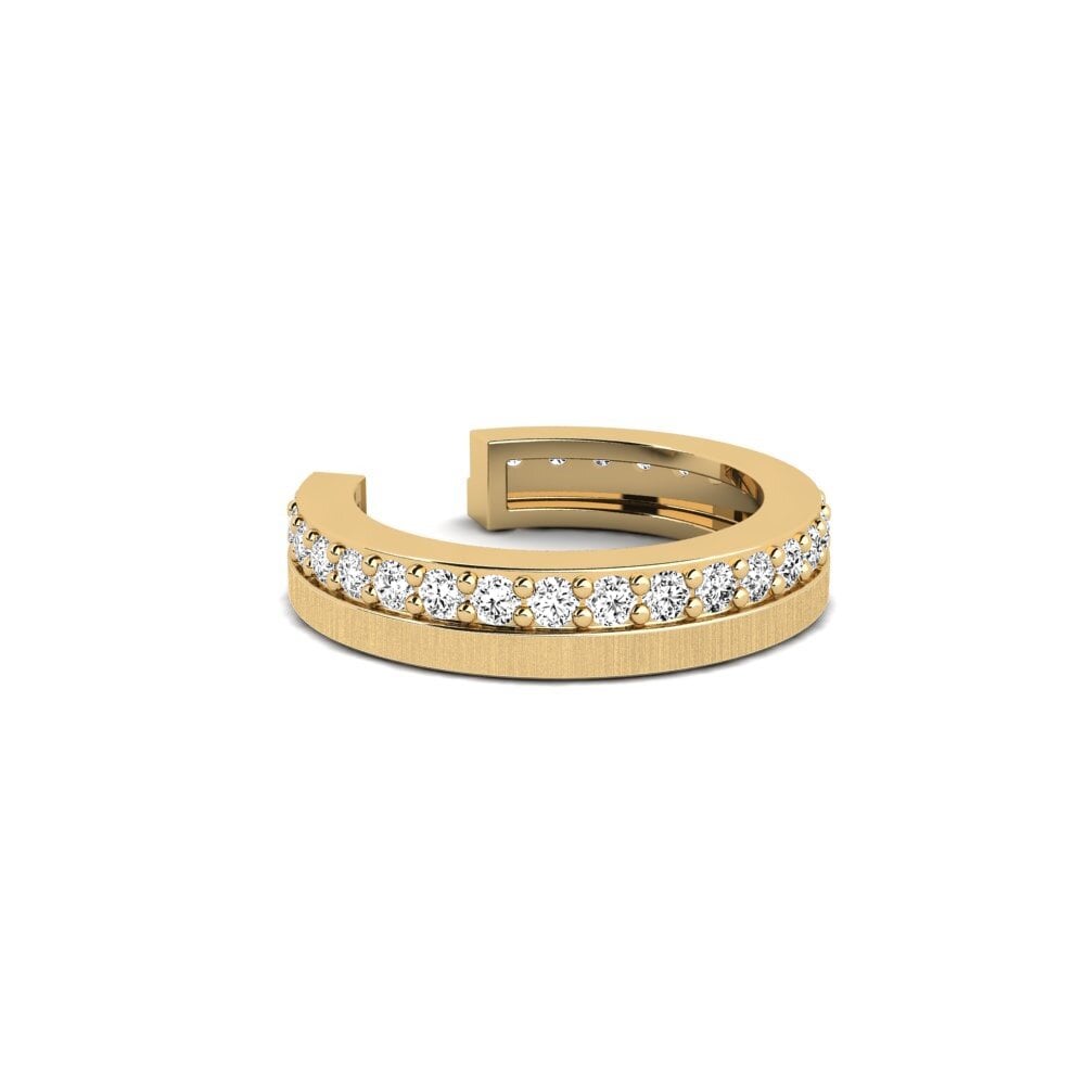 585 Gult Guld Moissanite Herre Øremanchet Gaisberg - B