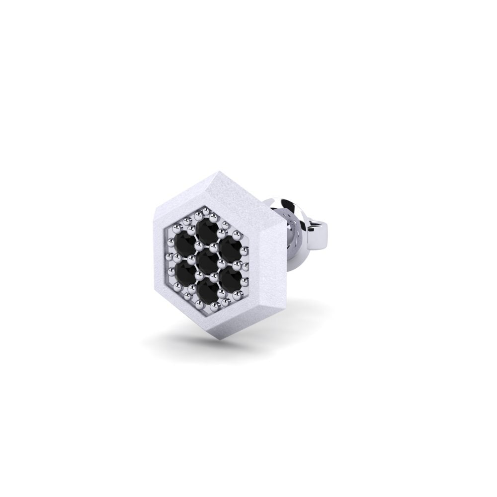 Black Diamond Men's Earring Galan