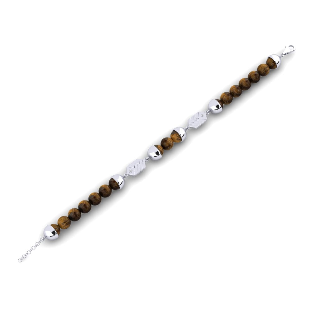 Diamante cultivado en laboratorio Pulsera para hombre Stiprus