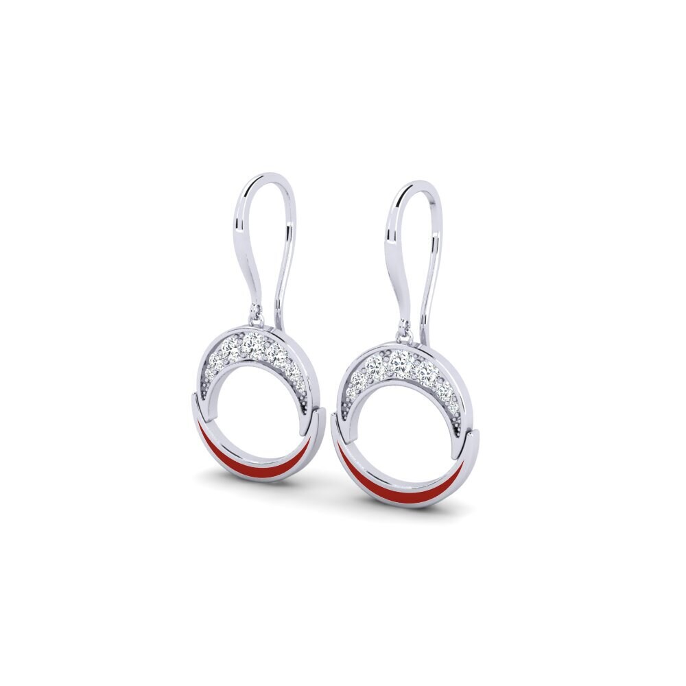 Plata 925 Pendiente de mujer Adachi