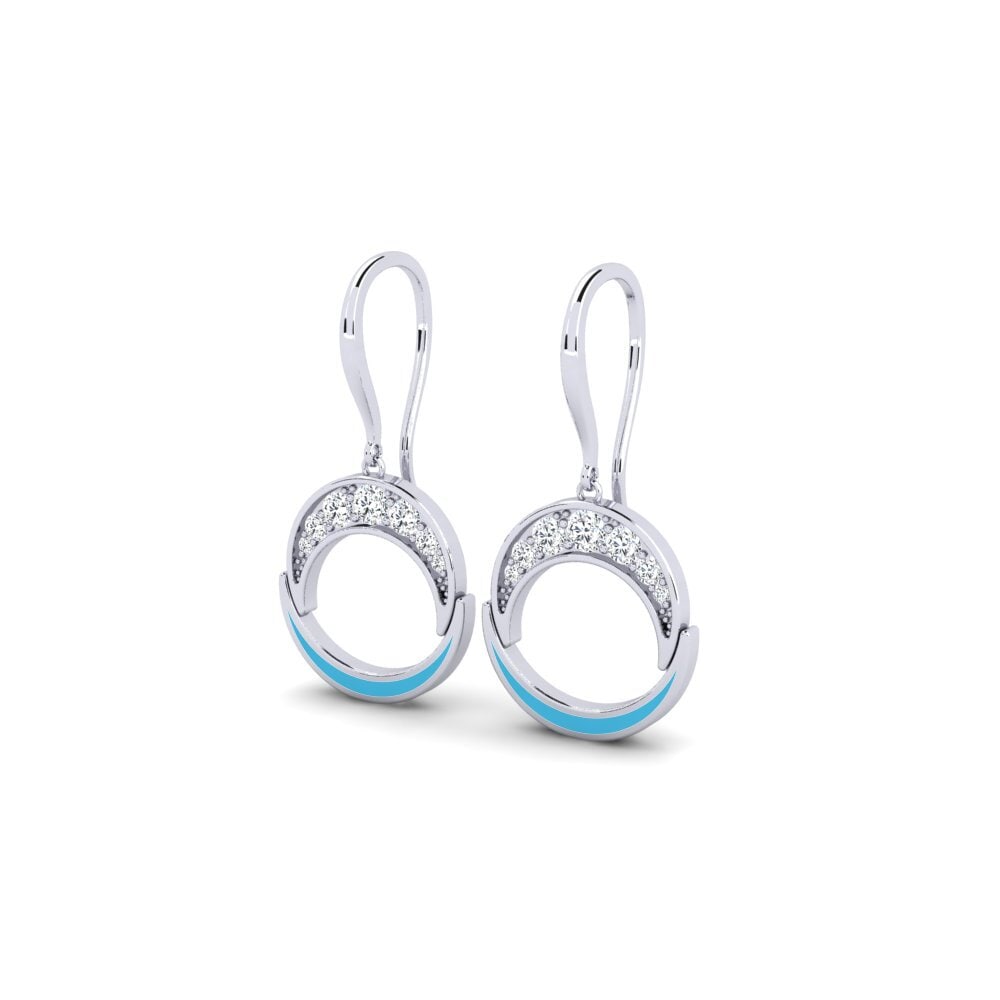 950 Platin Damen ohrring Adachi