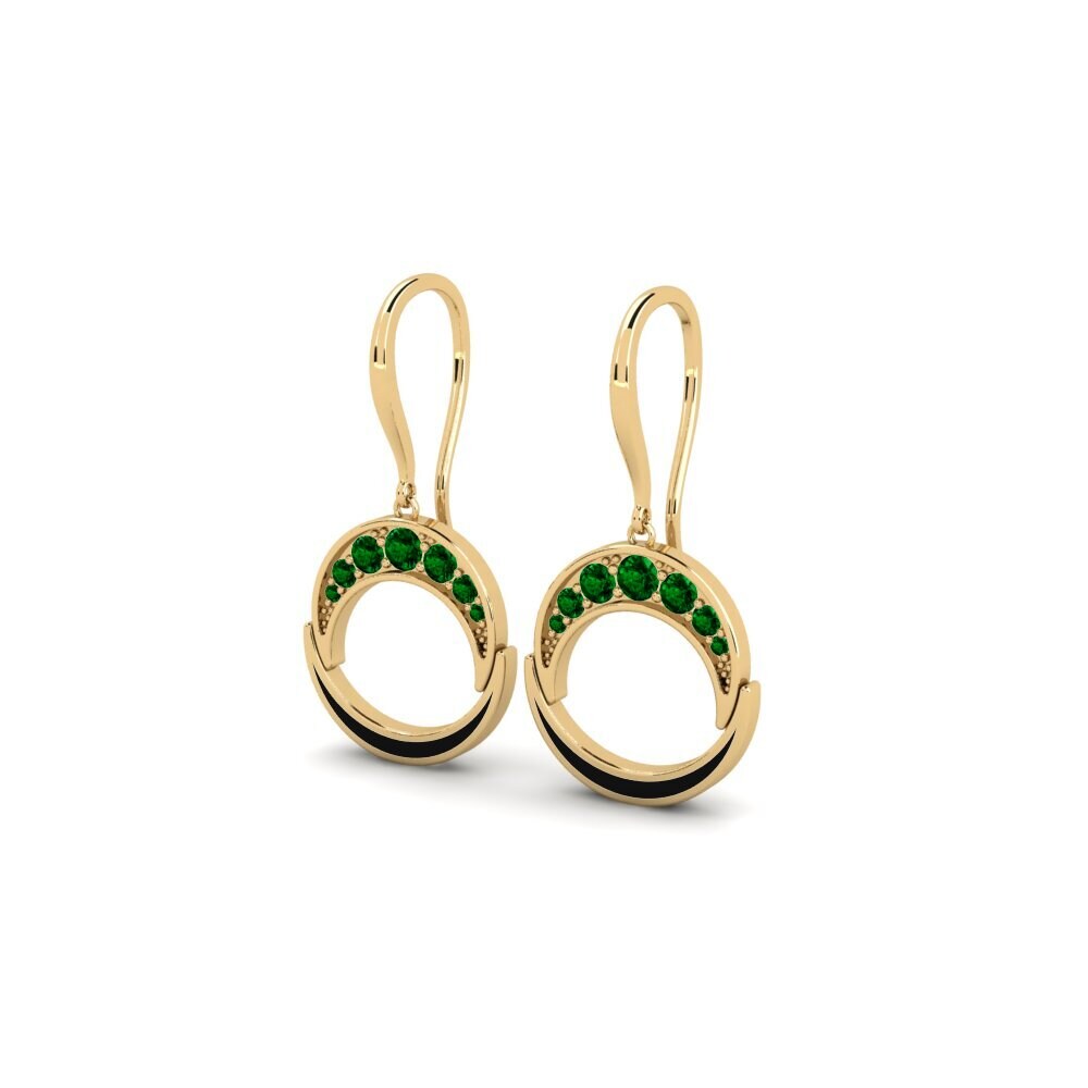 Zircone Verde Orecchino da donna Adachi