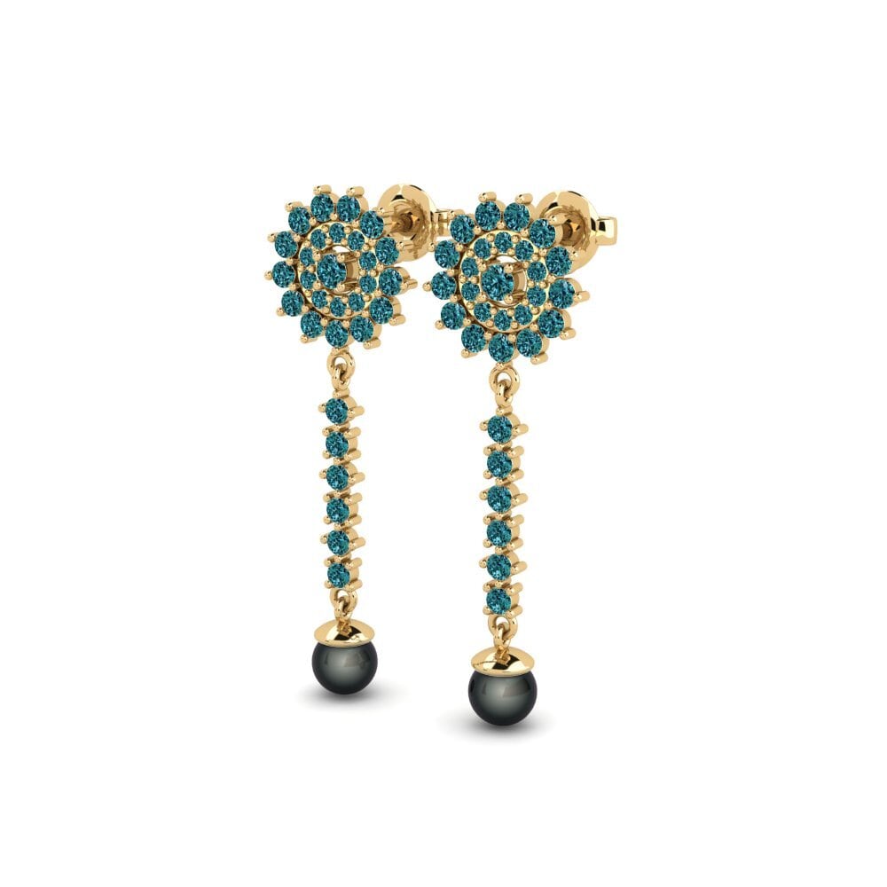 Blue Diamond Women's Earring Agener