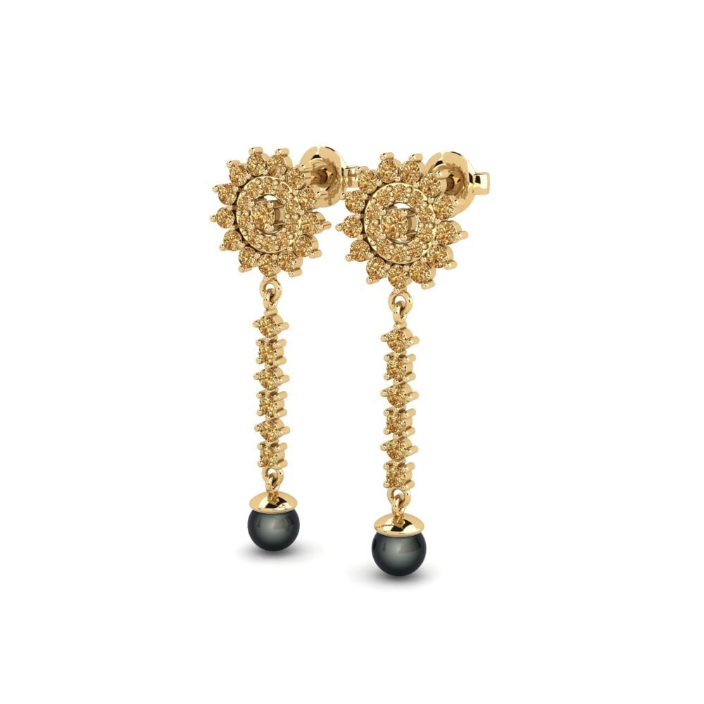 Brown Diamond Women's Earring Agener