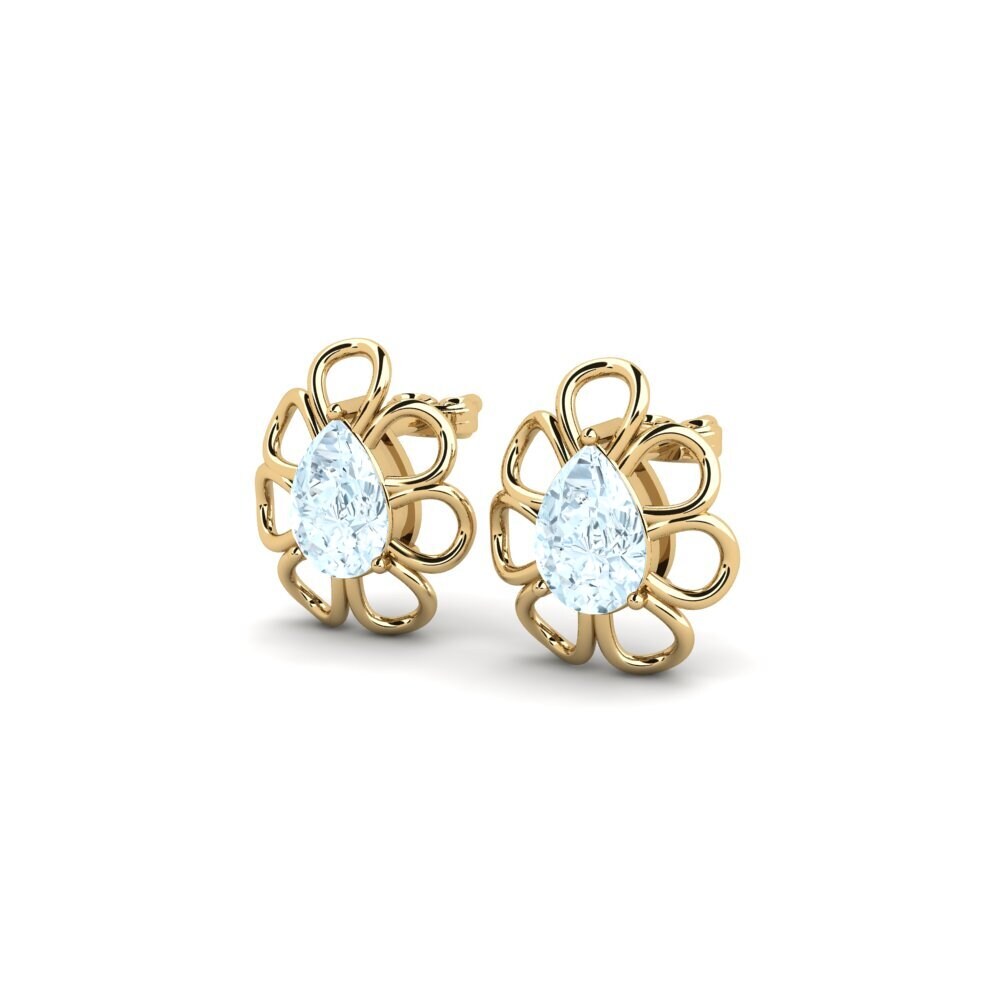 Aigue-marine Boucle d'oreille femme Anitoniq