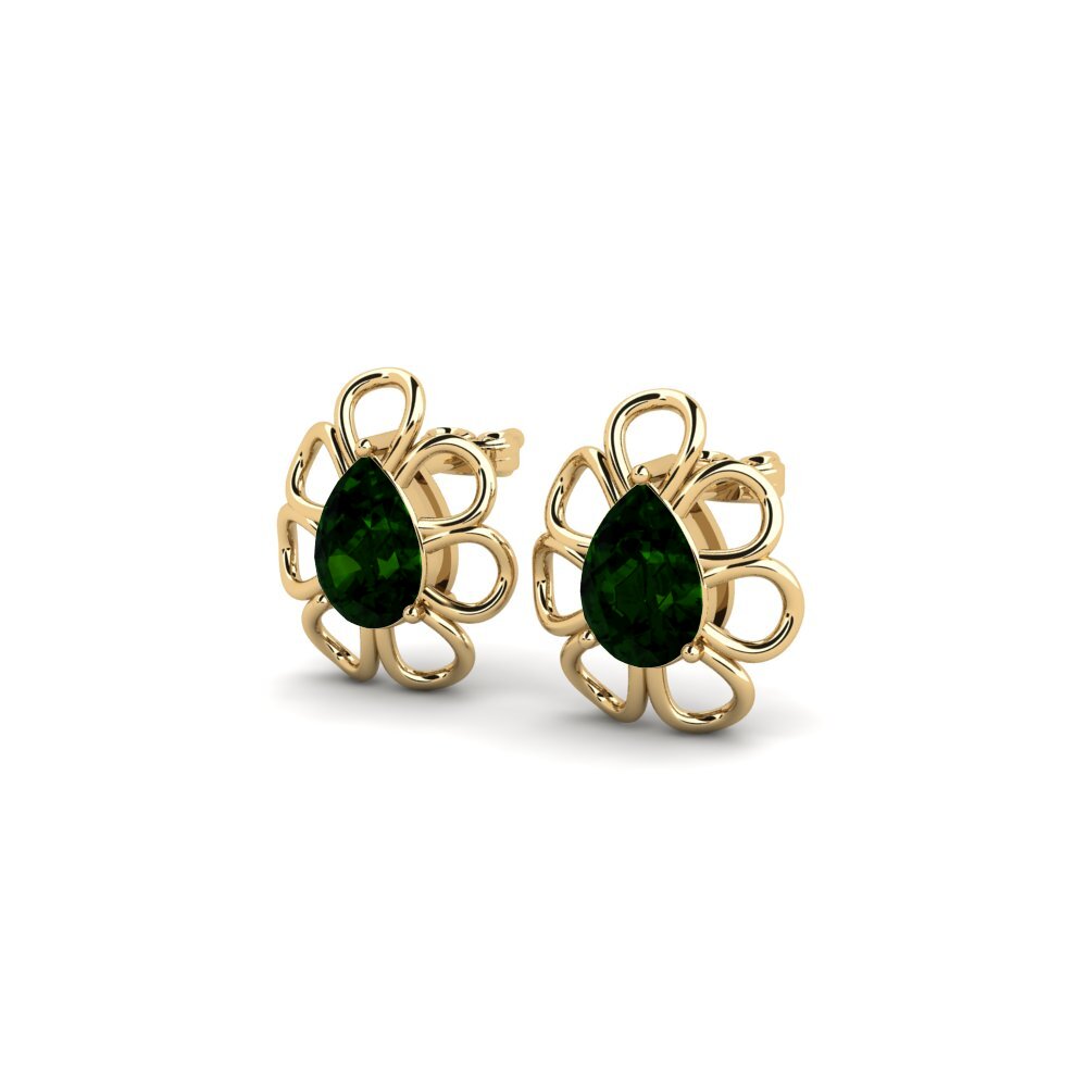 Green Tourmaline Women's Earring Anitoniq