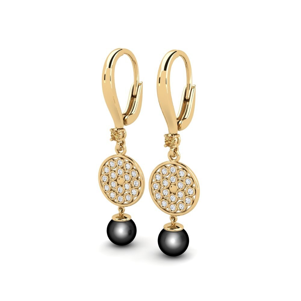 Brown Diamond Women's Earring Annoliba