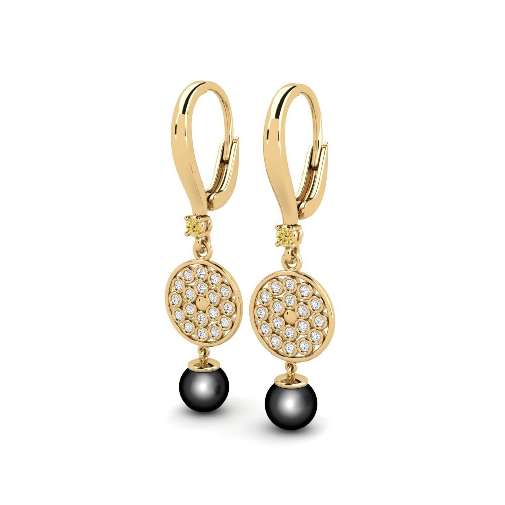 Yellow Diamond Women's Earring Annoliba