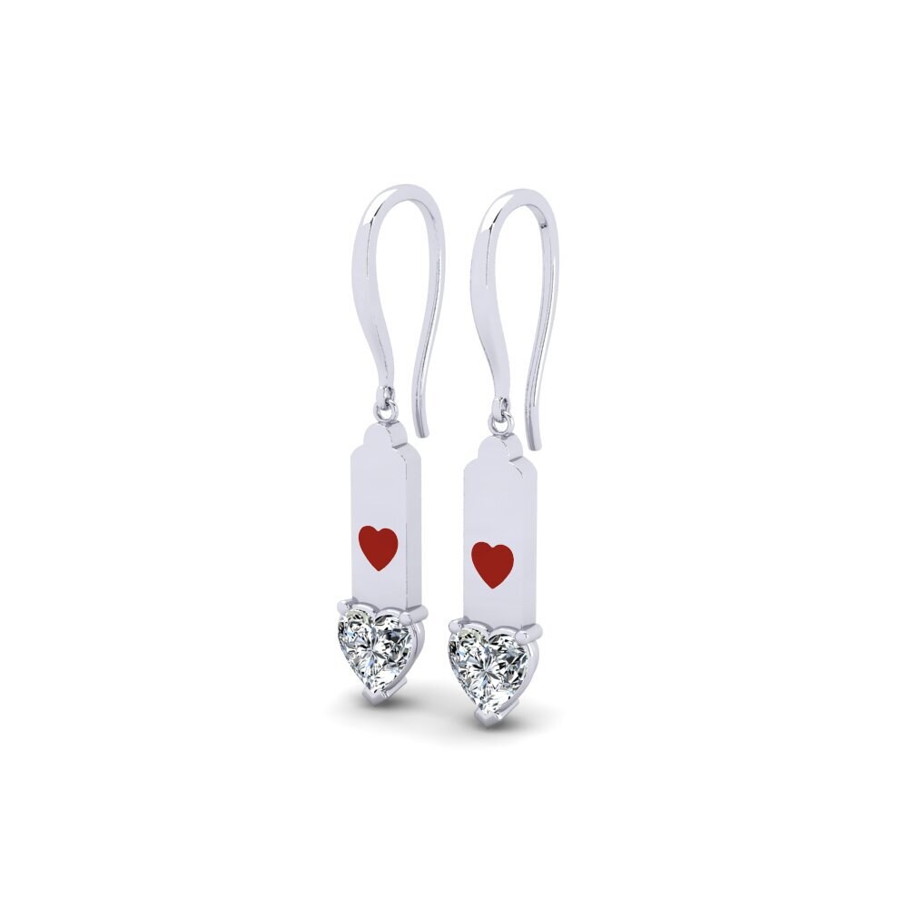 Plata 925 Pendiente de mujer Apin