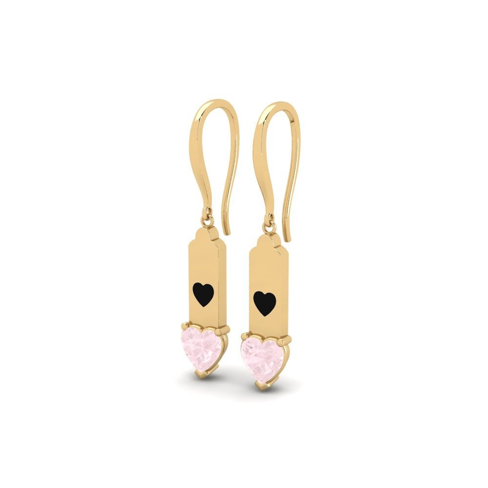 Rose Quartz Women's Earring Apin