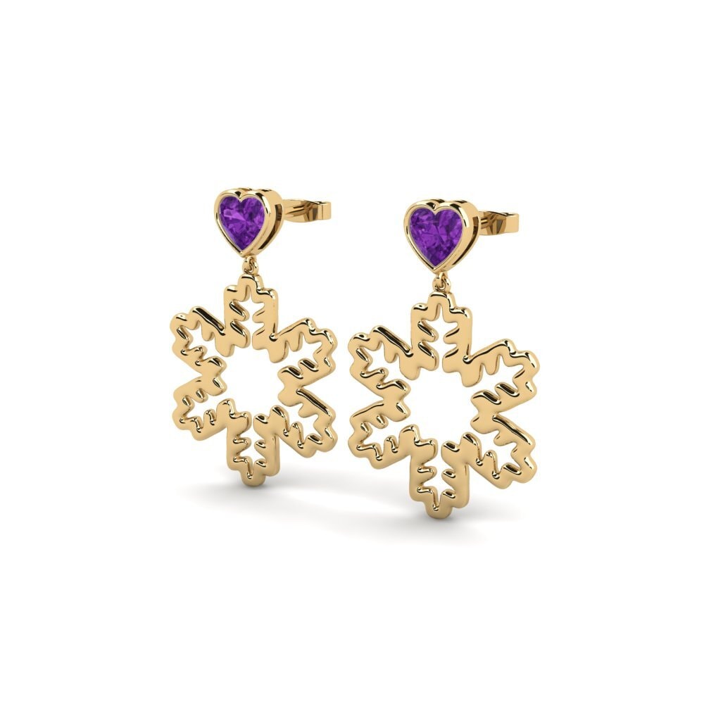 Amethyst Women's Earring Artaelcs