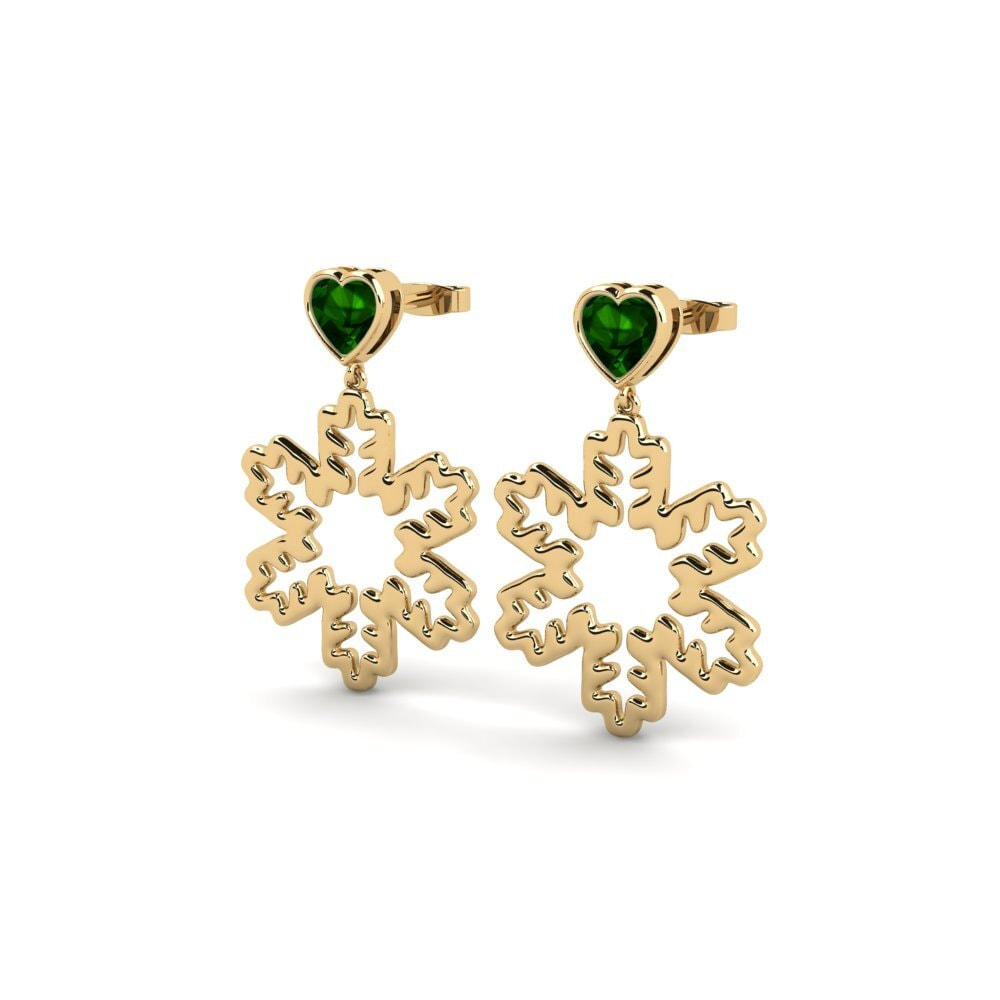 Green Tourmaline Women's Earring Artaelcs