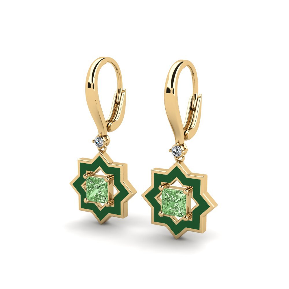 Diamante Verde Pendiente de mujer Audinghen