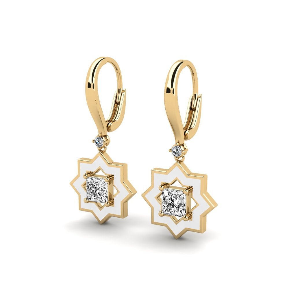 Moissanite Orecchino da donna Audinghen